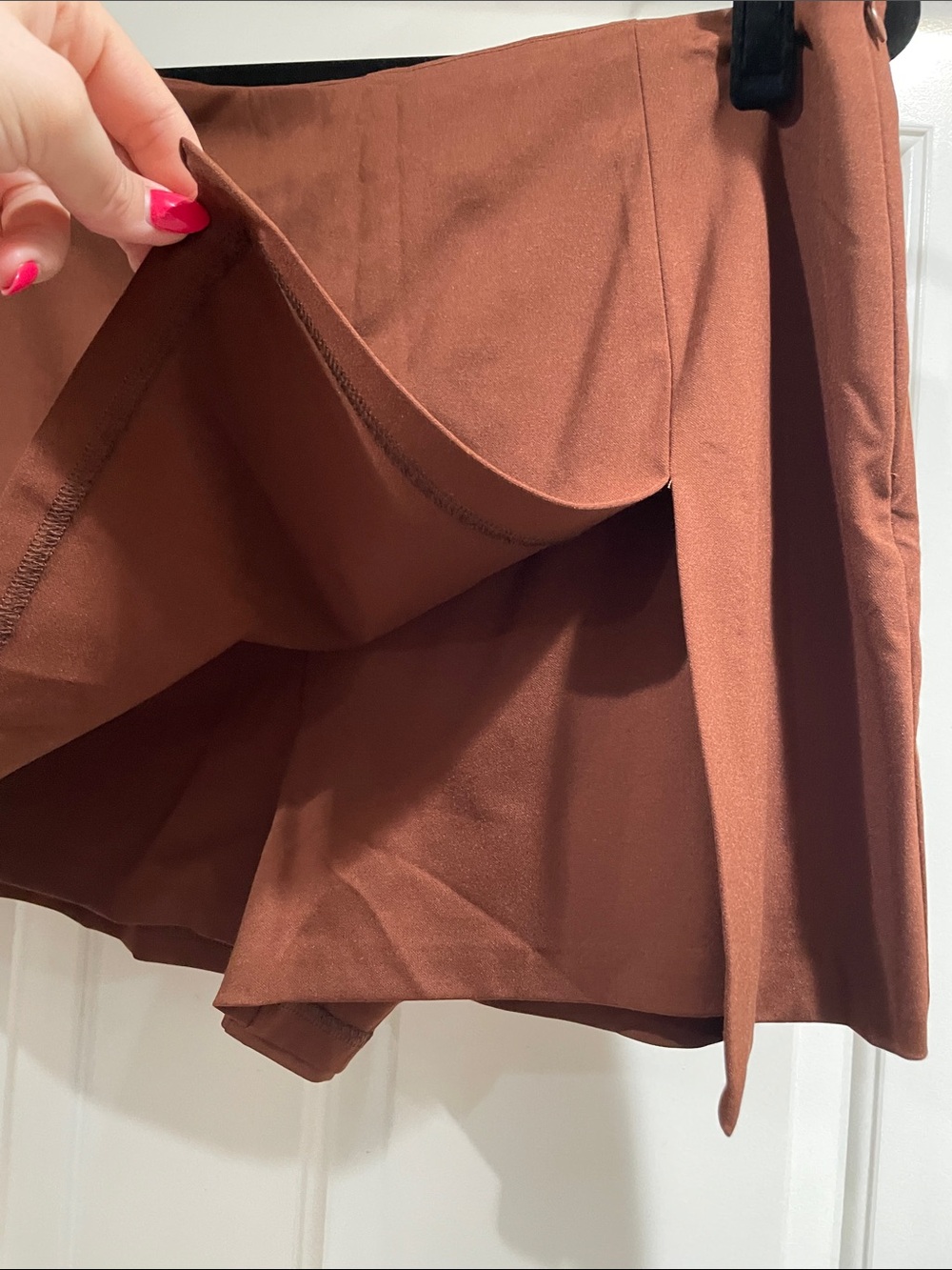 Brown Mini Skort - Picture 2 of 4
